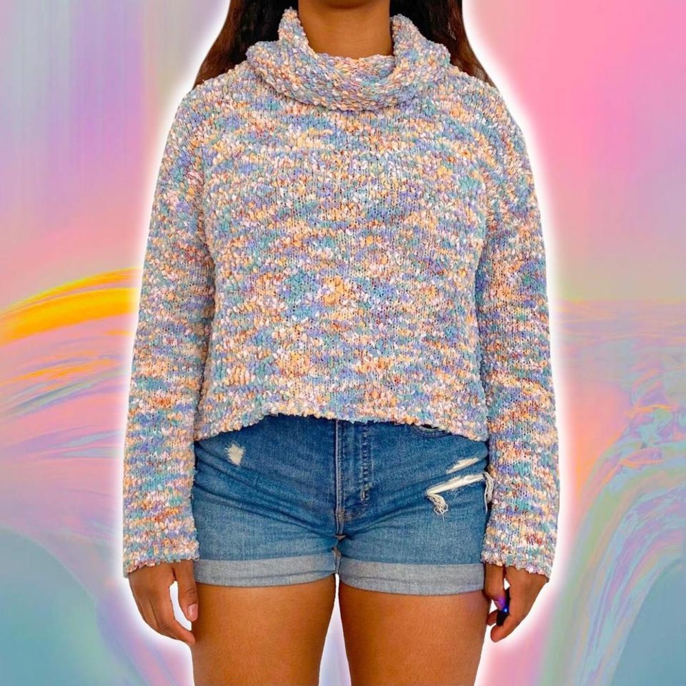 Jessica Simpson Knit Turtleneck Sweater 🌈